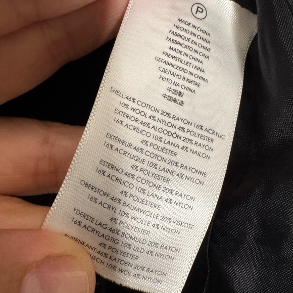 Michael Michael Kors womens 14 crop pebble print tweed jacket holiday formal - Picture 9 of 9